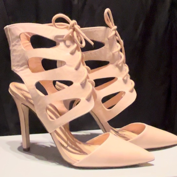 Genuine leather Jessica Simpson  high heel sandals - Picture 1 of 7